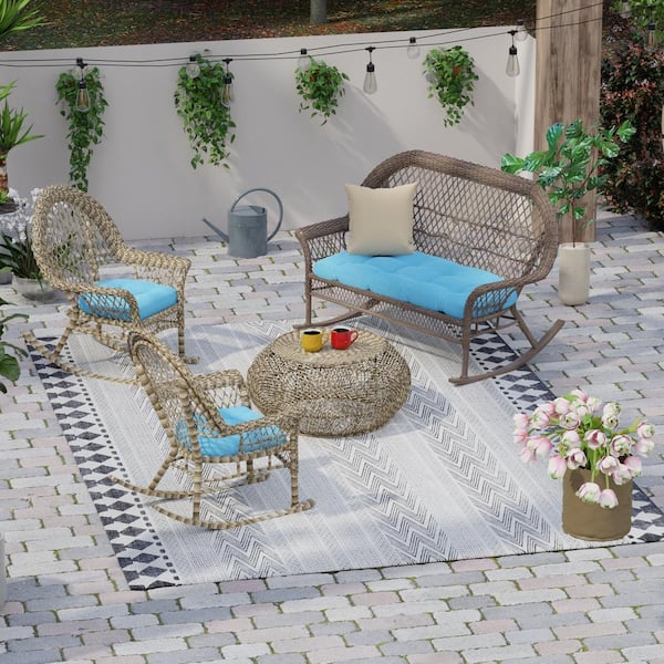 Home depot wicker chair cushions discount