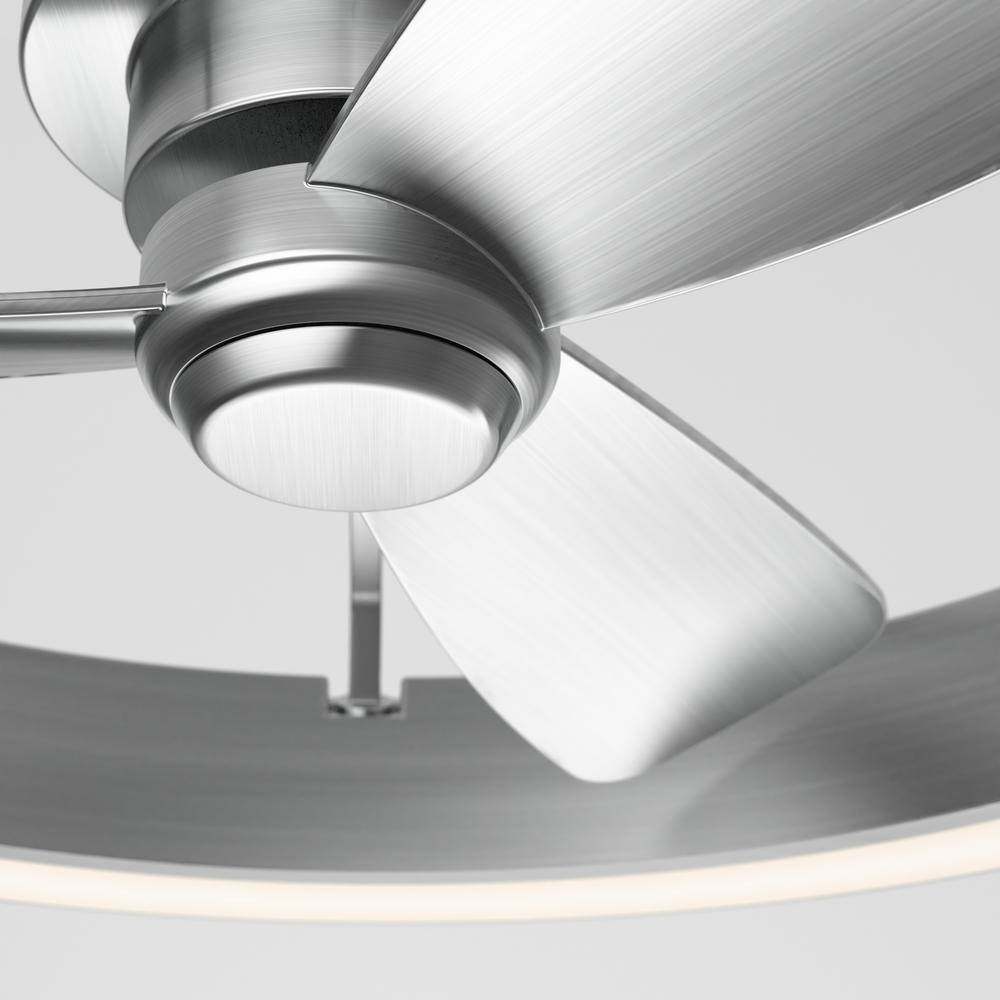 Buy Edwin 25 in. Modern Integrated LED Indoor Brushed Nickel Low