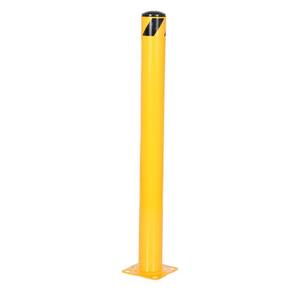 42 in. X 4.5 in. Yellow Steel Pipe Safety Bollard