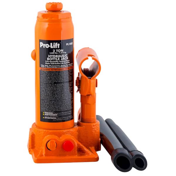 Pro-Lift 2-Ton Hydraulic Bottle Jack with Pump Handle