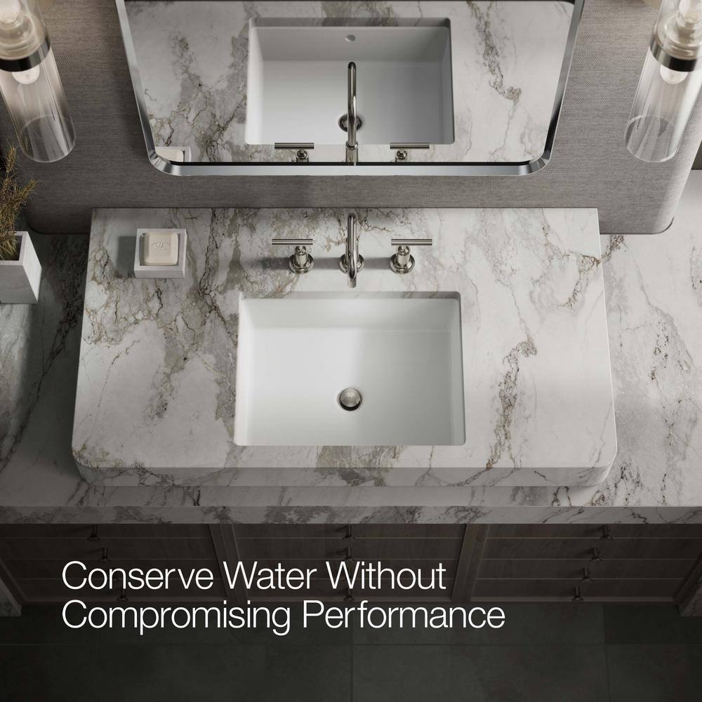 Purist Polished Nickel 8" Widespread Lavatory Faucet with Low Lever Handles