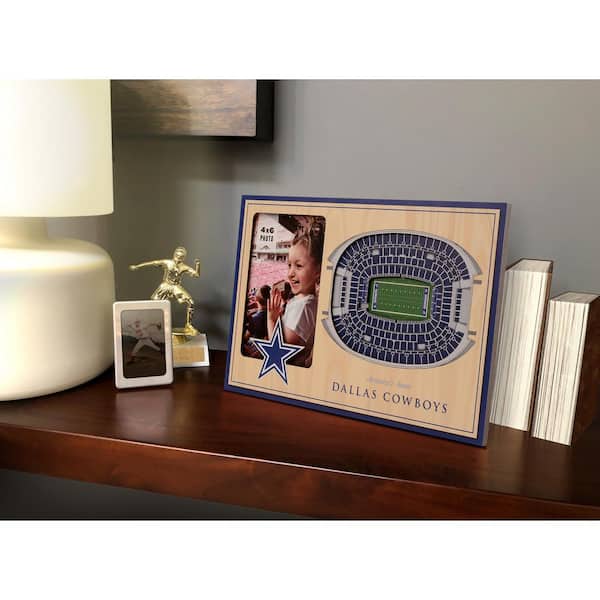 NFL Dallas Cowboys Team Colored 3D StadiumView with 4 in. x 6 in. Picture Frame