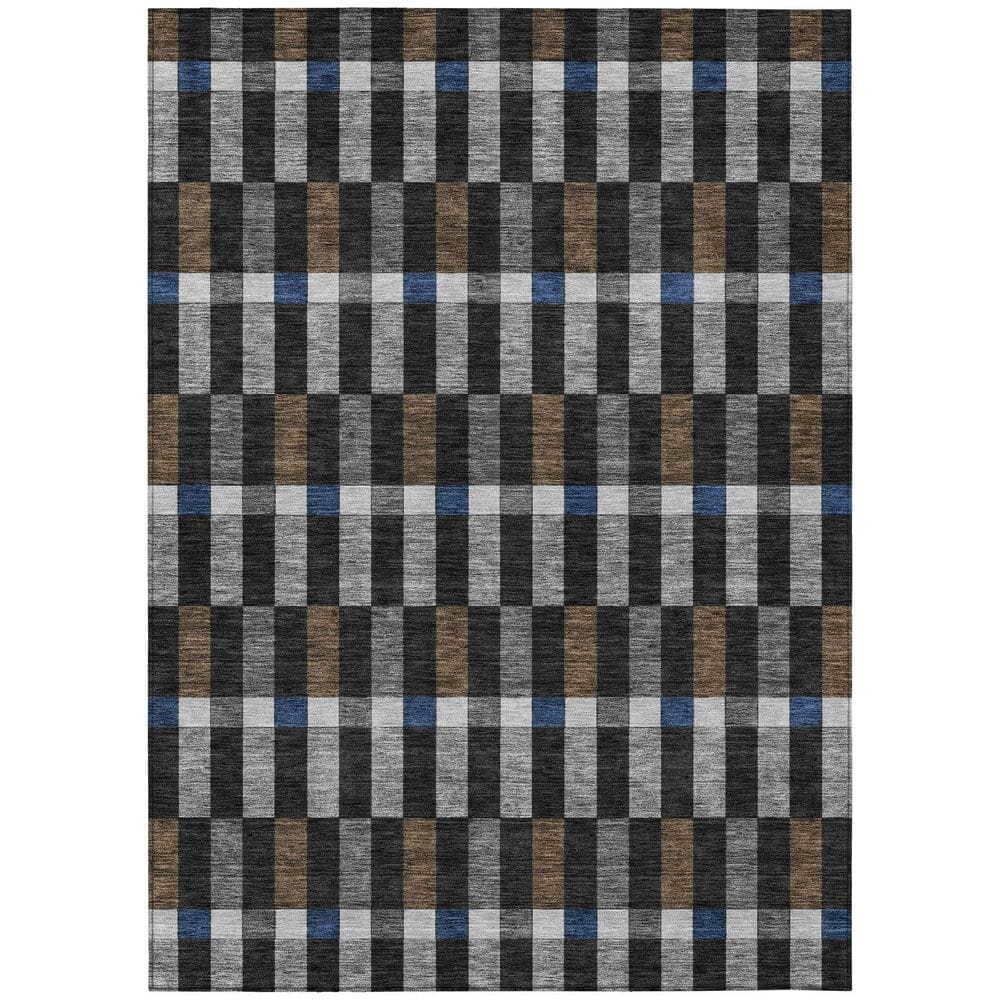 Chantille Machine Washable Indoor/Outdoor Abstract ACN2548 Black 9 ft. x 12 ft. Area Rug price history on PriceWatchPro