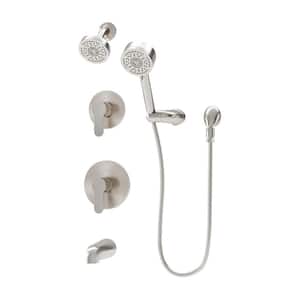 Identity Hydro Mersion 2-Handle Tub and Shower, Hand Shower, and Diverter Trim Kit - 1.5 GPM (Valve Not Included)