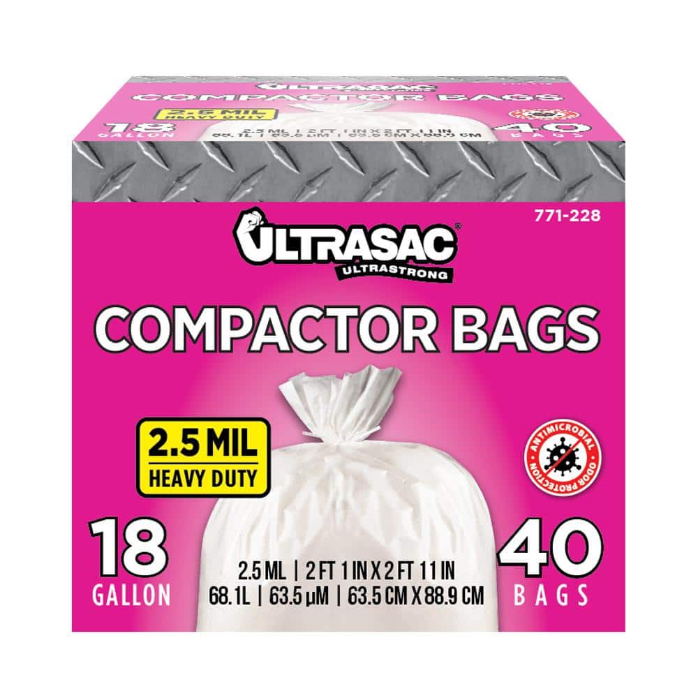 Ultrasac 15 gal. Compactor Bags (40 Count) HMD 771228 - The Home Depot