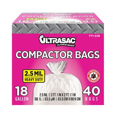 NINESTARS 21 Gal. Extra-Strong, Trash Bag with Drawstring Closure, 21 Gal./60-80  L., 30-Counts XL NSTB-21-30 - The Home Depot