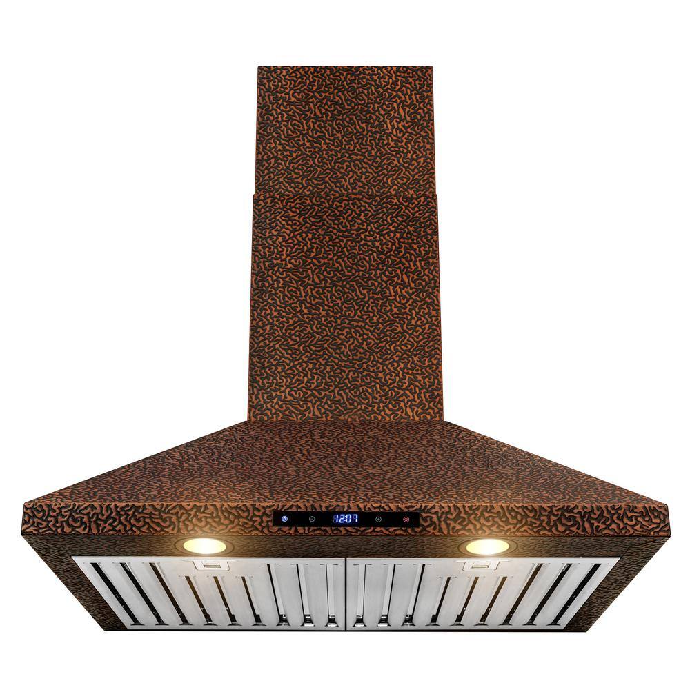 AKDY 30 in. 343 CFM Convertible Kitchen Wall Mount Range Hood in