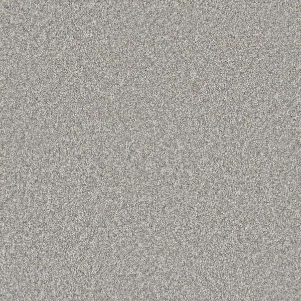 Lifeproof Misty Meadows I- Lovell Gray - 45 oz. SD Polyester Texture Installed Carpet