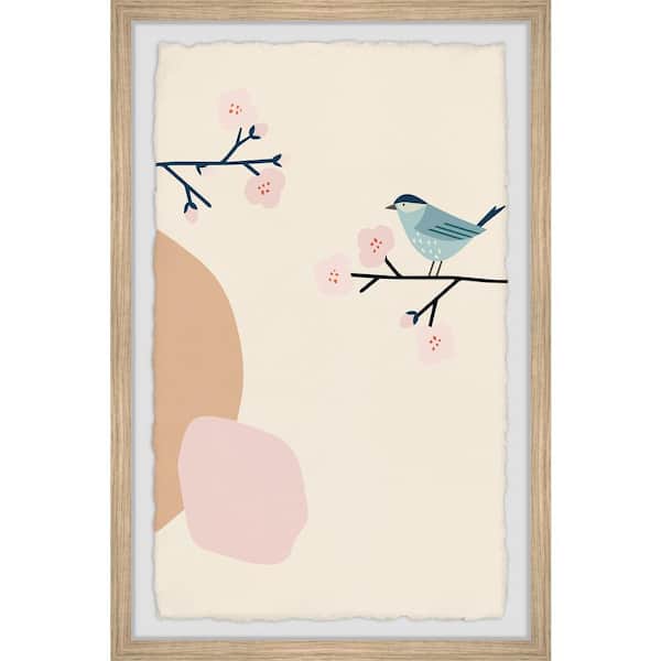 Unbranded "Autumn Branches" by Marmont Hill Framed Animal Art Print 30 in. x 20 in.