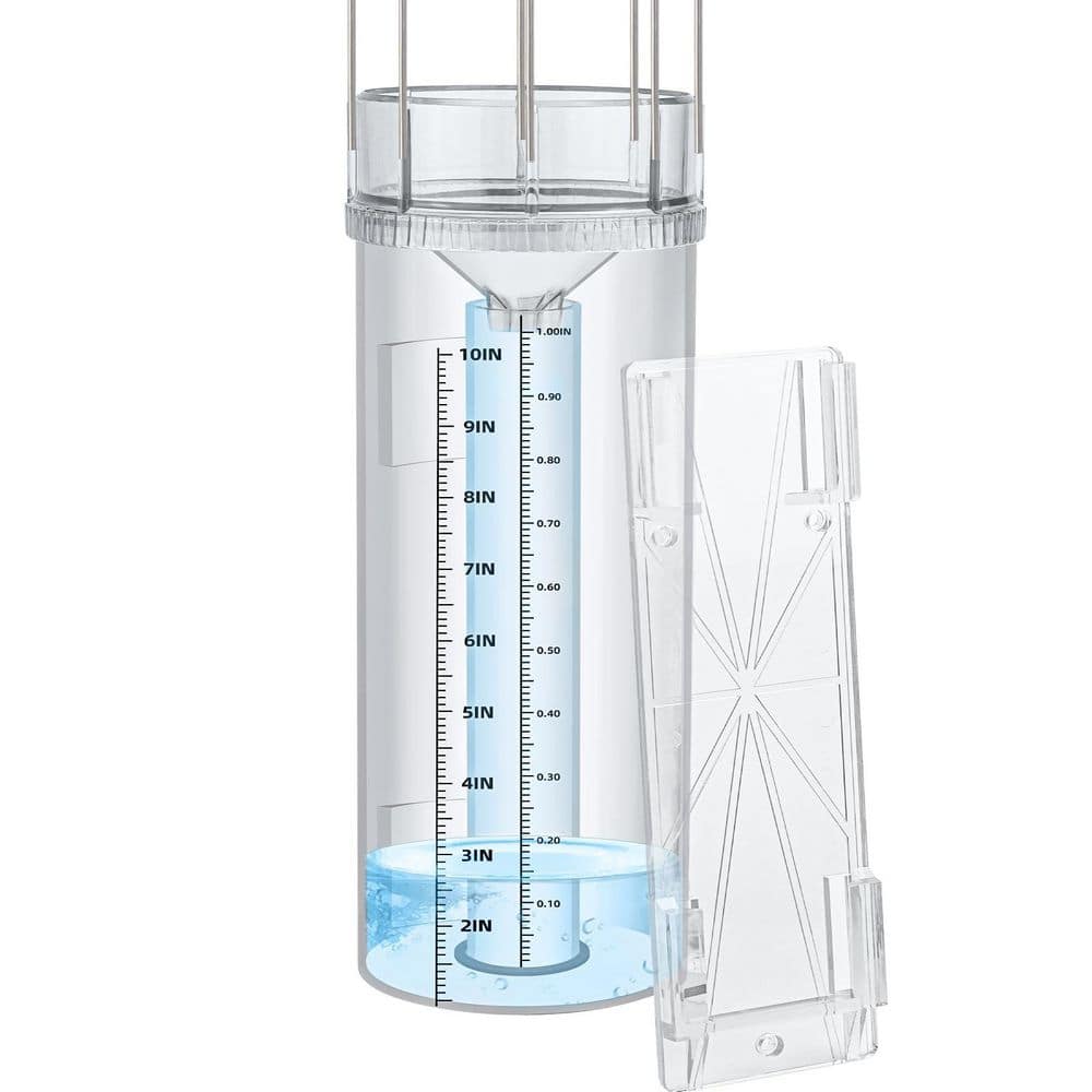 10 in. Capacity Outdoor Rain Gauge Tube, Large Rain and Snow Gauge for Yard Garden Rainfall Measurement price history on PriceWatchPro