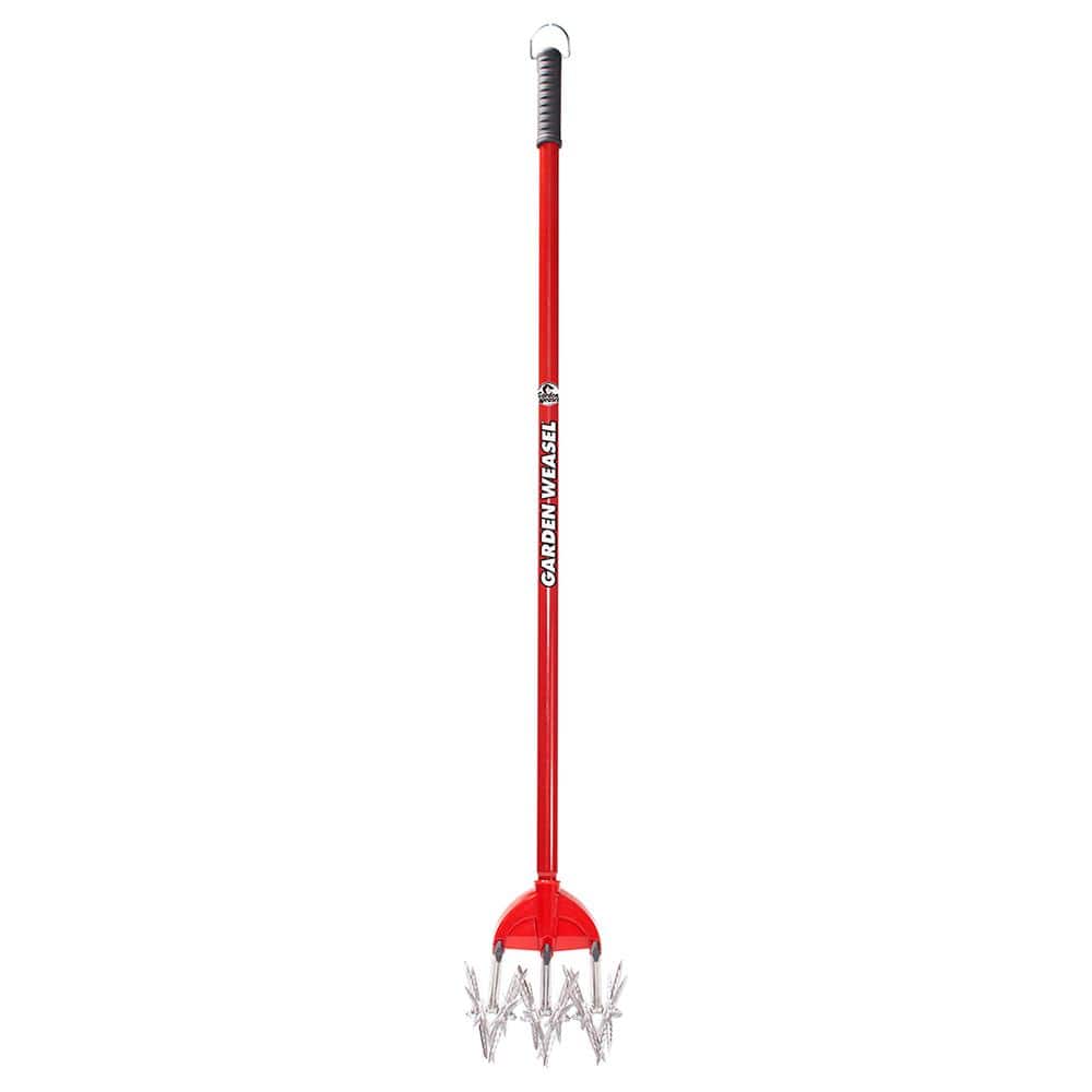 Garden Weasel 54.5 in. Long-Handled Rotary Hand Cultivator 90206-H