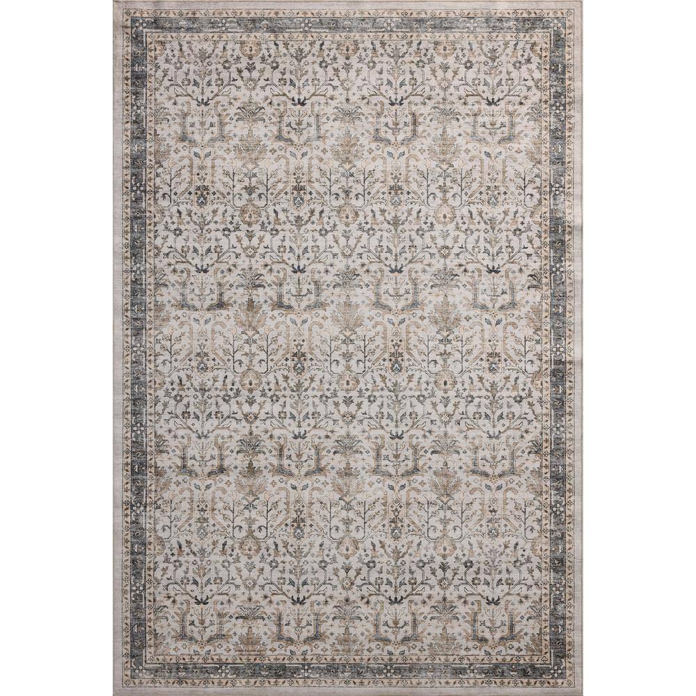 Anniston Ivory/Stone 2 ft. 6 in. x 12 ft. Machine Washable Runner Rug price history on PriceWatchPro
