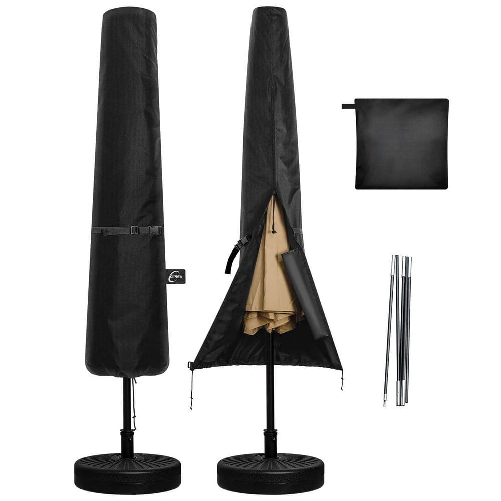 Upgraded 600D Heavy Duty Outdoor Umbrella Covers with Support Pole and Zipper for 7 ft.-10 ft. Market Umbrella price history on PriceWatchPro