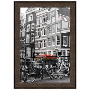 Opening Size 24 in. x 36 in. Ridge Bronze Picture Frame