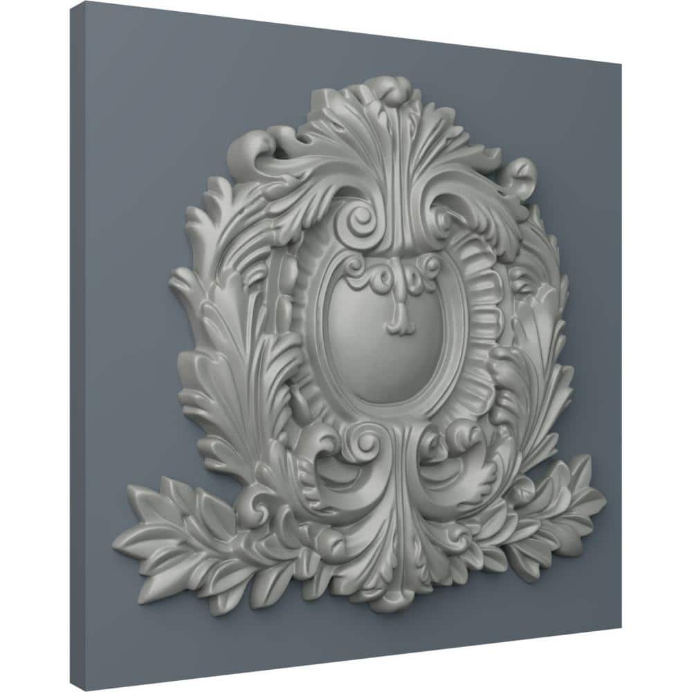 Modena White Polyurethane Architectural Onlay Scroll