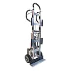 800 lb. Capacity Appliance Hand Truck with Dual Shepherd Handle 4th Wheel Attachment Break Back Bar and Wings