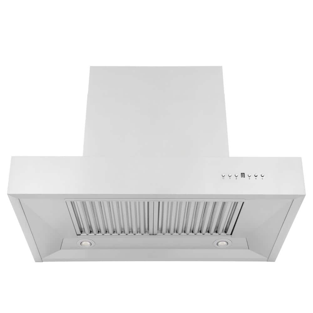 36" Stainless Steel Convertible Wall Mounted Range Hood