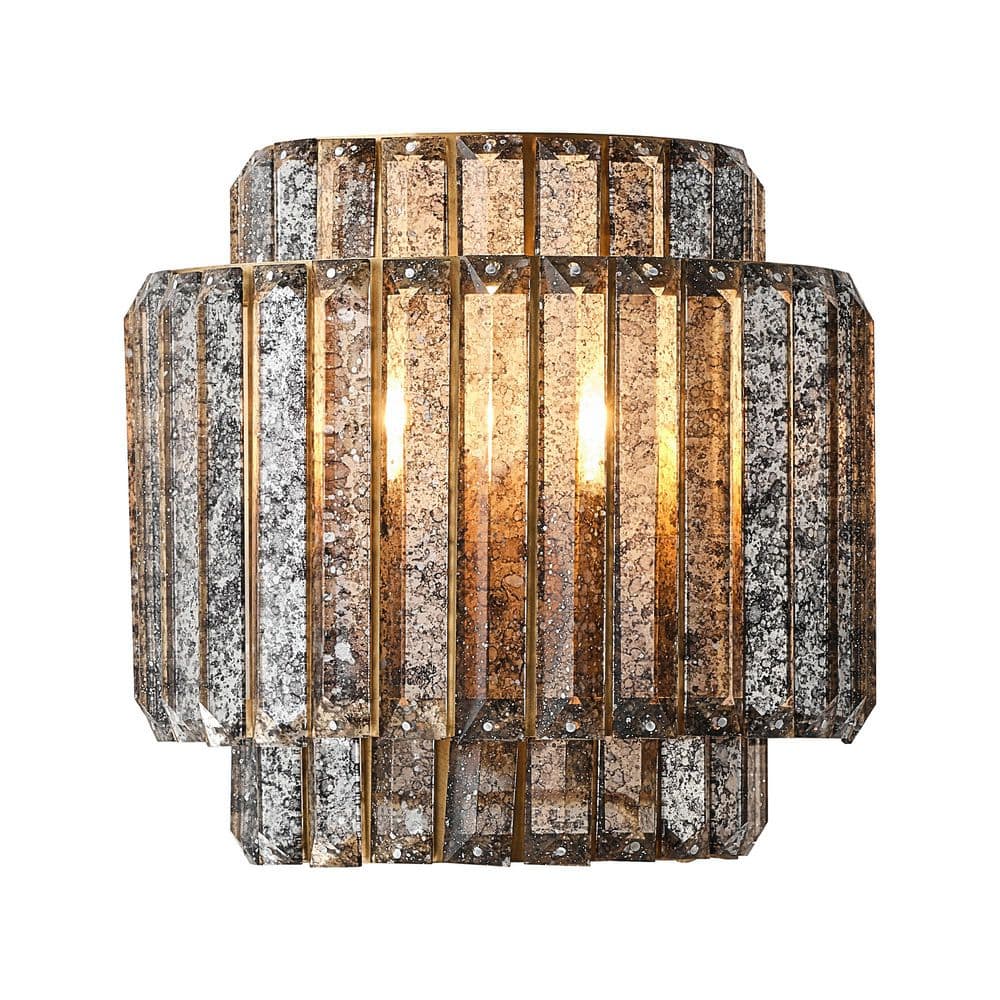 5.1 in. 1-Light Indoor Black Cristal Wall Sconce Light for Living Room, Bedroom, Stairway price history on PriceWatchPro