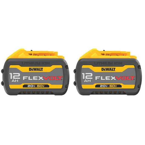 FLEXVOLT 20V/60V MAX Lithium-Ion 12.0Ah Battery (2-Pack)