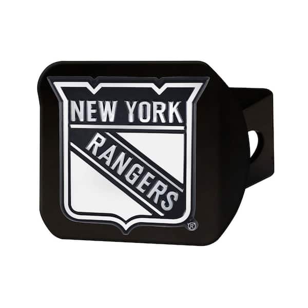 FANMATS NHL New York Rangers Class III Black Hitch Cover with Chrome Emblem