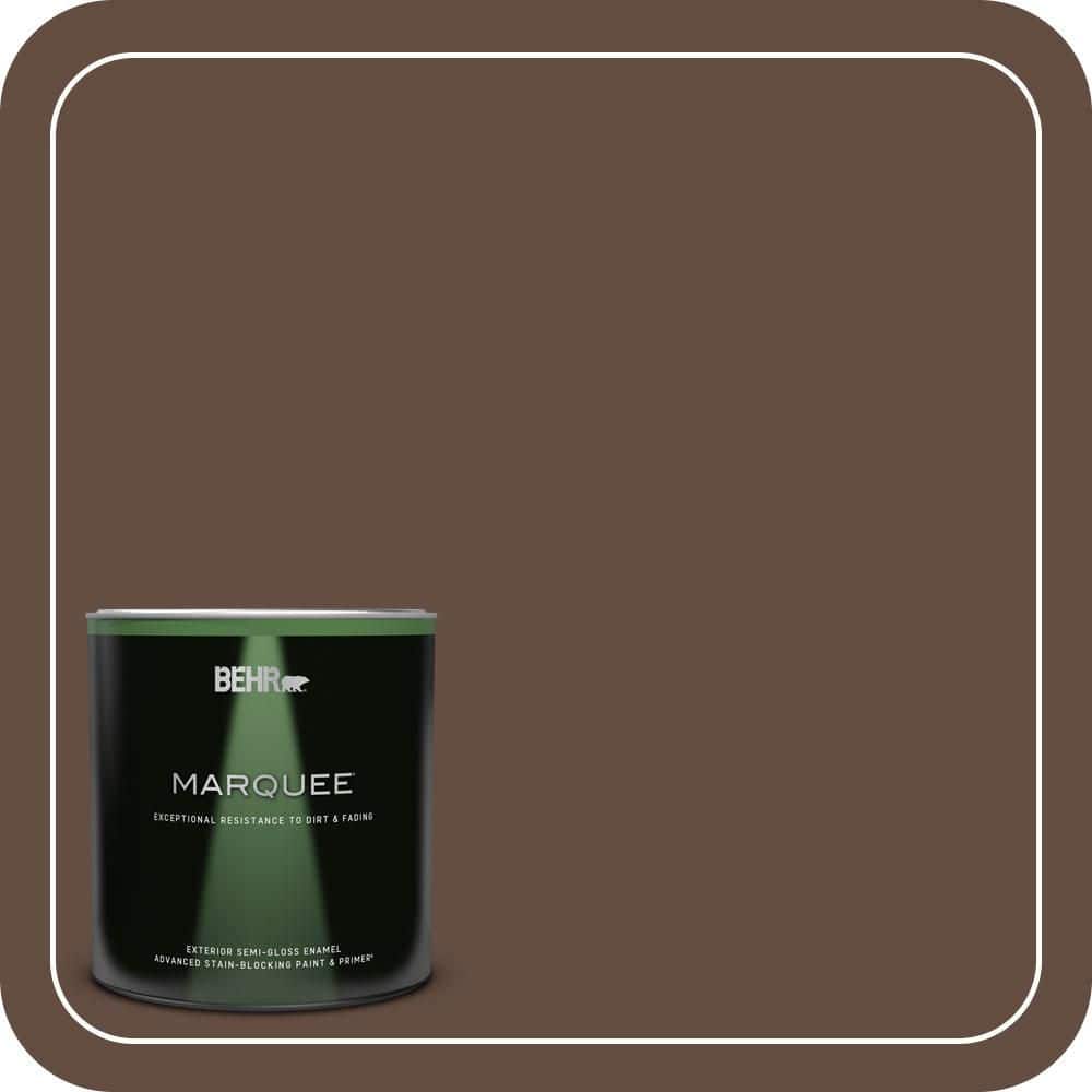 1 qt. #S-G-760 Chocolate Coco Semi-Gloss Enamel Exterior Paint & Primer price history on PriceWatchPro