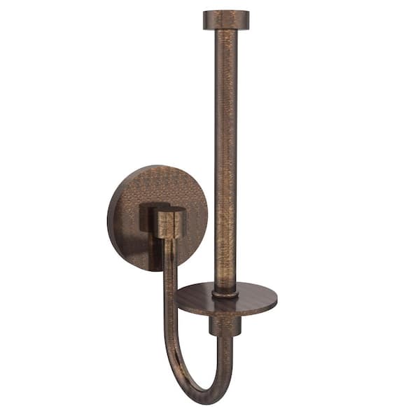 Allied Brass Skyline Collection Upright Single Post Toilet Paper Holder in Venetian Bronze