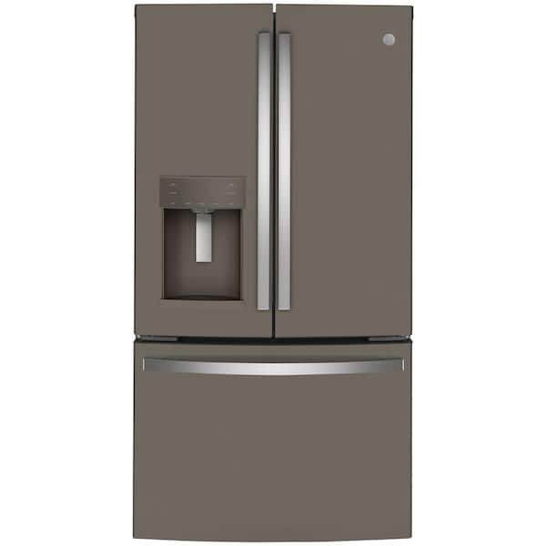 GE 22.1 cu. ft. French Door Refrigerator in Slate, Fingerprint Resistant, Counter Depth and ENERGY STAR