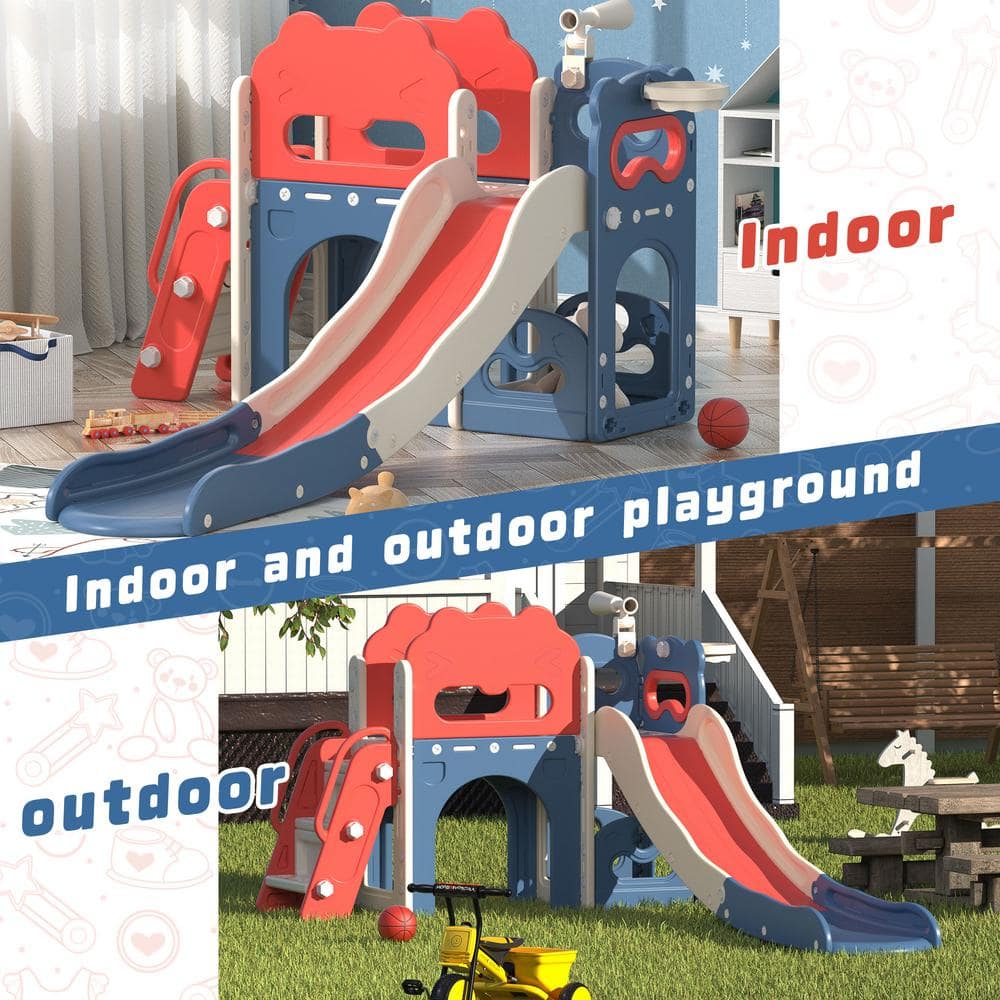 Multi-función Kids Slide y Climber Playset con Chile