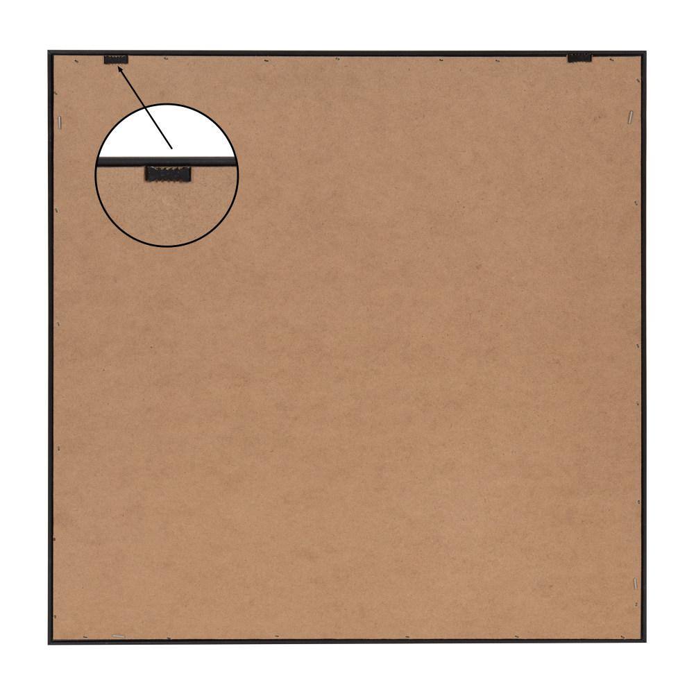 Minimalist Evergreen Trees Sketch Framed Canvas Wall Art