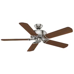 brushed nickel ceiling fans without lights