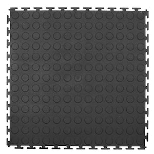 18 in. x 18 in. Rubber Utility Flooring (13.5 sq. ft. / pack)