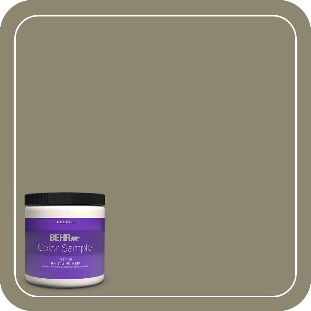 8 oz. #PPU8-21 Mossy Bank Eggshell Enamel Interior Paint & Primer Color Sample price history on PriceWatchPro