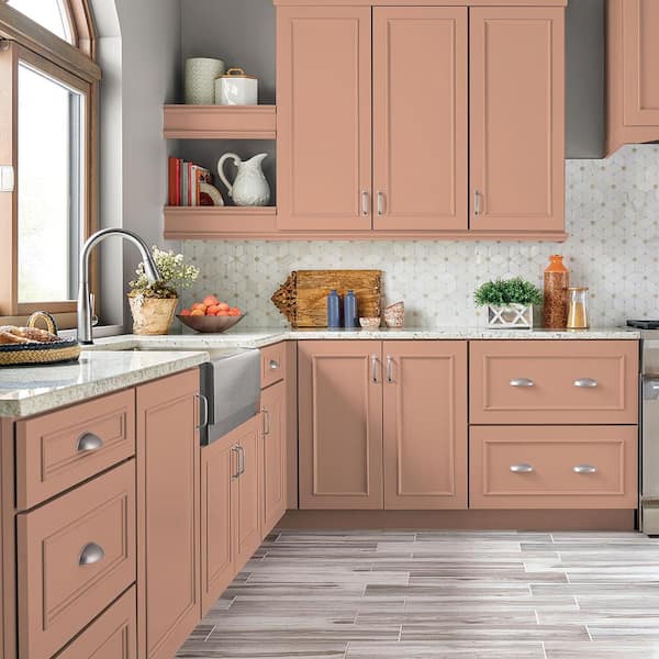 1 qt. #M200-4 Coral Cloud Satin Enamel Interior/Exterior Cabinet, Door & Trim Paint