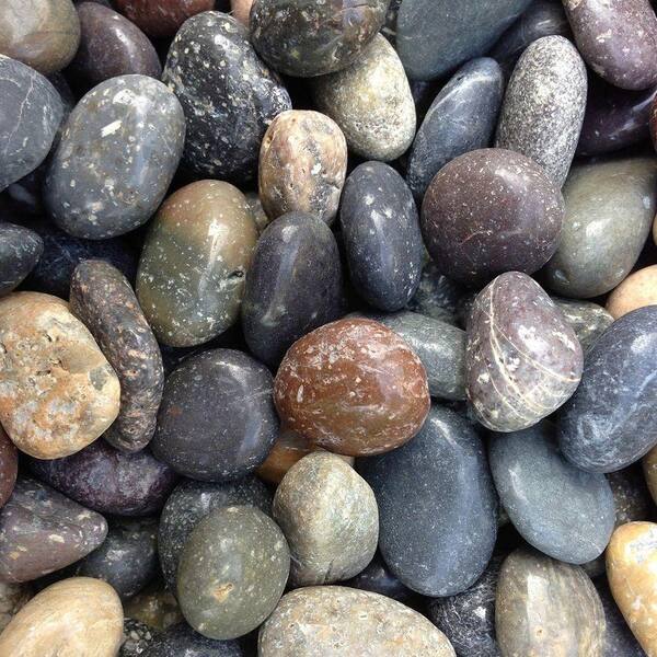 Butler Arts 0.25 cu. ft. 3/8 in. - 5/8 in. Mixed Mexican Beach Polished Pebble