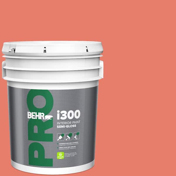 BEHR PRO 5 gal. #HDC-SM14-12 Cosmic Coral Semi-Gloss Interior Paint