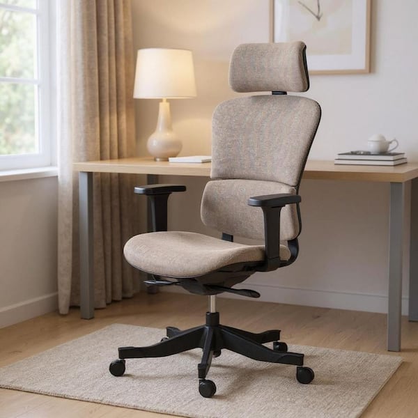 Mesh Ergonomic Chair in Black, Brown with Adjustable Arms