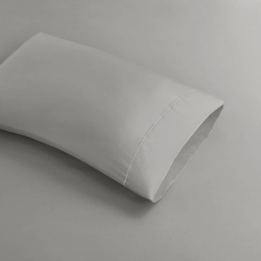 Light Grey King Size Cotton Sheet Set