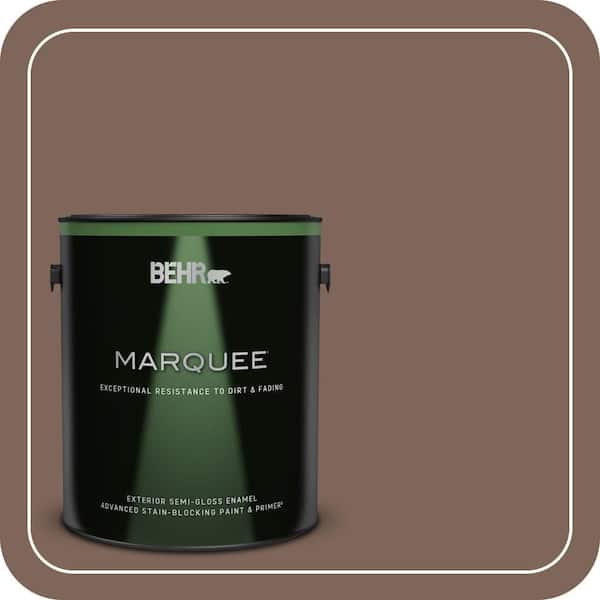 BEHR MARQUEE 1 gal. Home Decorators Collection #HDC-AC-05 Cocoa Shell Semi-Gloss Enamel Exterior Paint & Primer