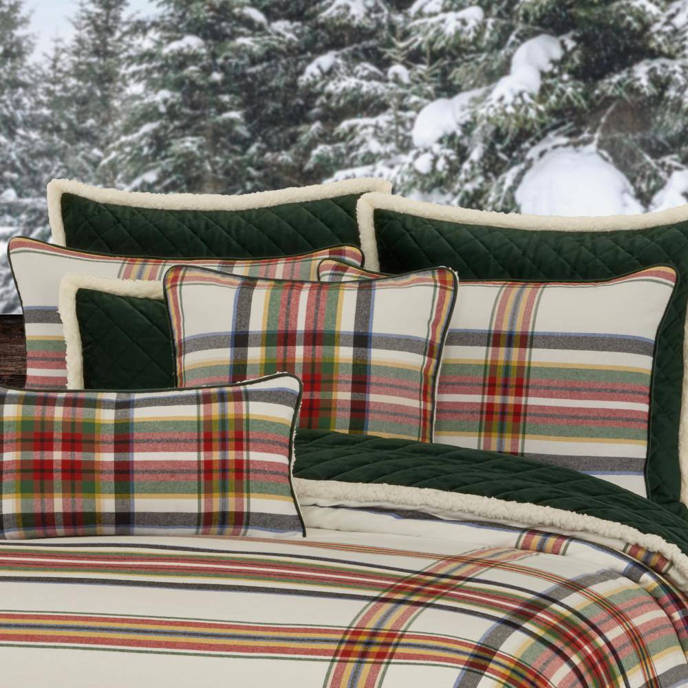 Christopher Plaid Cotton King/California King Duvet Cover Set