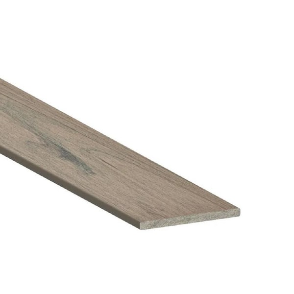 Transcend Lineage 1 in. x 8 in. 12 ft. Biscayne (Brown) Composite Deck Fascia (Actual Size: 0.56 in. x 7-1/4 in. )