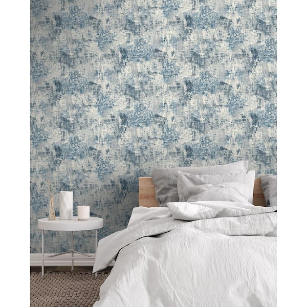 Sergio Blue Abstract Texture Wallpaper Sample