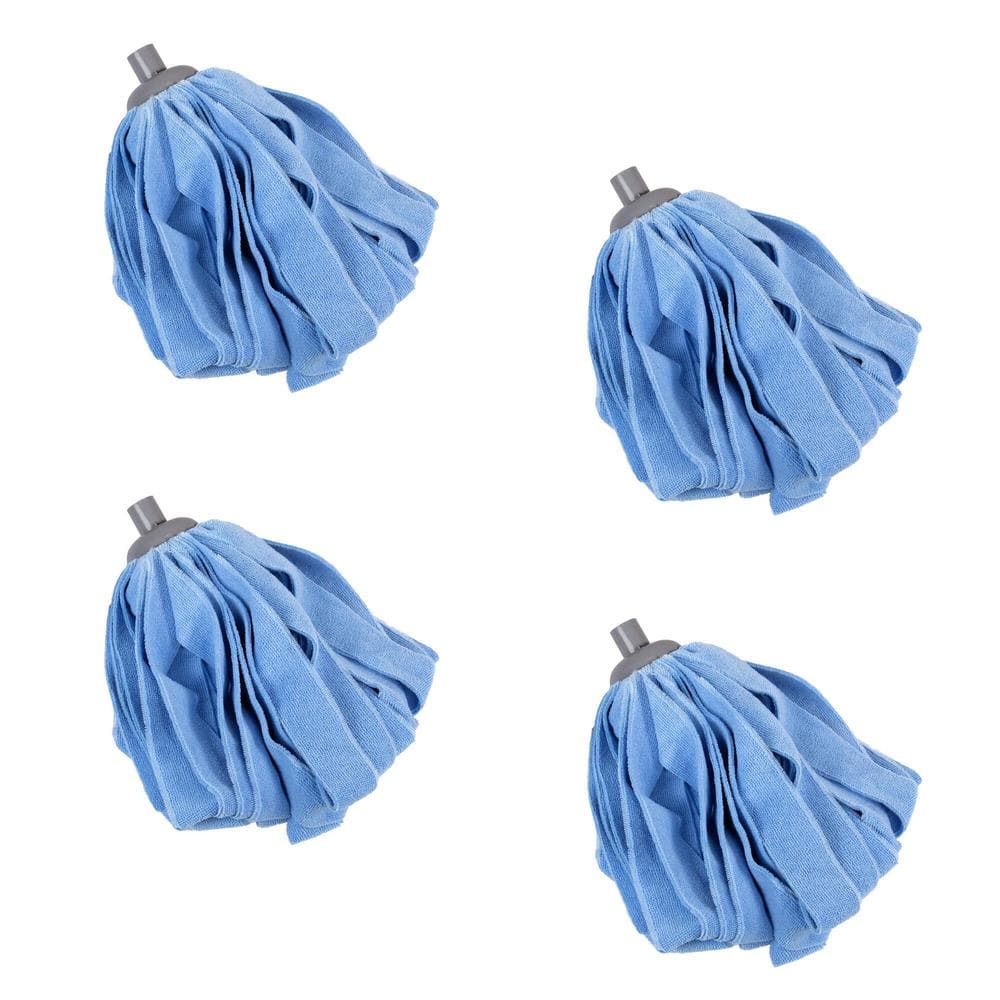 HDX Interchangeable Microfiber Looped Cloth Wet Mop Head (4Count