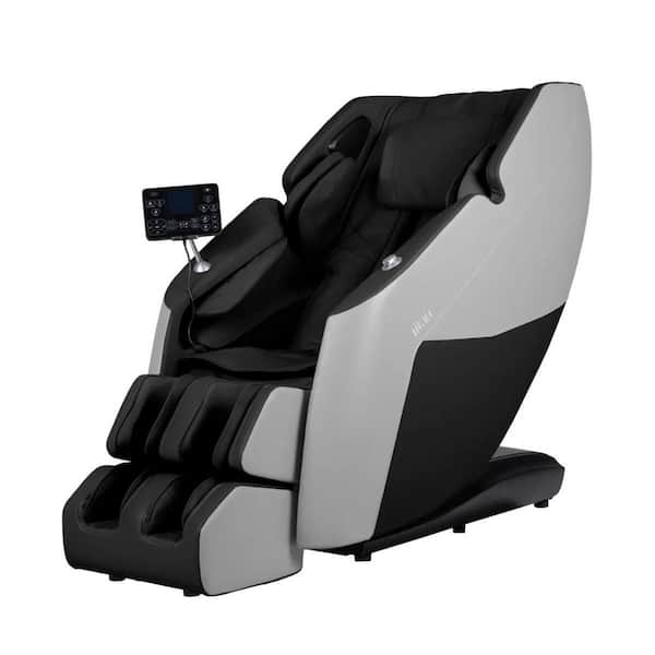 Ultra 2 Series Black Faux Leather Reclining 3D Massage Chair with Wide Armrests and 12 Auto Massage Programs