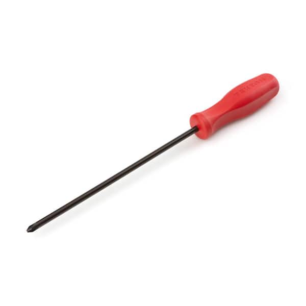 TEKTON Long #2 Phillips Hard-Handle Screwdriver (Black Oxide Blade)
