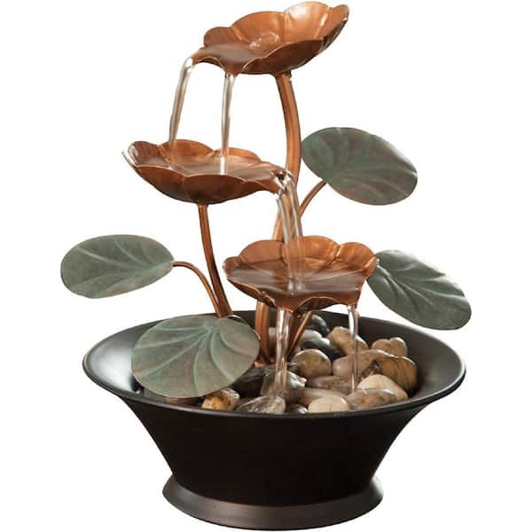 Tabletop Waterfall Fountain Compact Tabletop Decoration