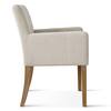 LAOTIES Beige Linen Upholstered Armchair(Set of 2) NORTH-ARMCHAIR-2PCS-BEIGE-HULK