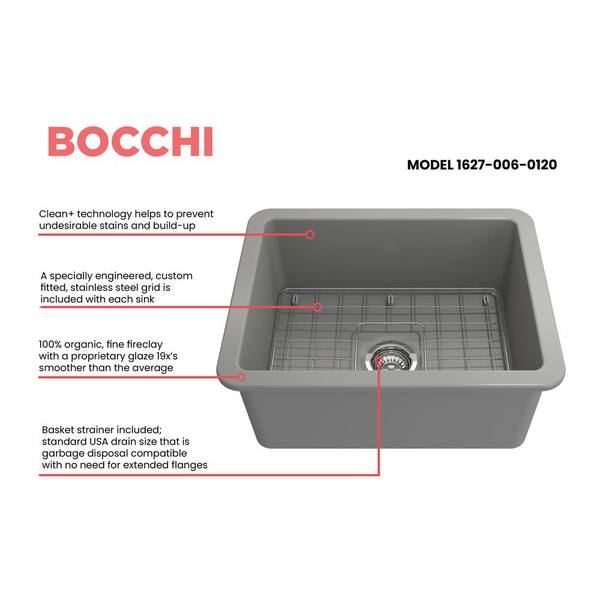 BOCCHI Stainless Steel Bottom Grid for Sotto 24