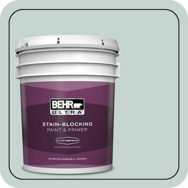 BEHR ULTRA 5 gal. #490E-3 Celtic Gray Extra Durable Eggshell Enamel Interior Paint & Primer