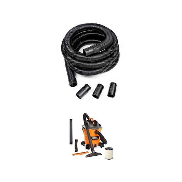 2-1/2 in. x 20 ft. Vacuum Hose Kit and 12 Gal. 5.0 Peak HP NXT Shop Vacuum Combo