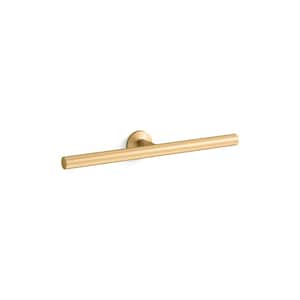 Components 16 in. Wall Mounted Towel Bar in Vibrant Brushed Moderne Brass